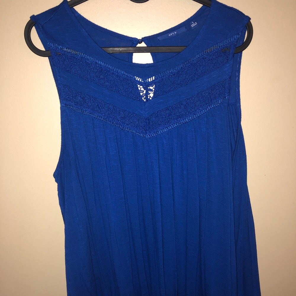 Royal blue tank